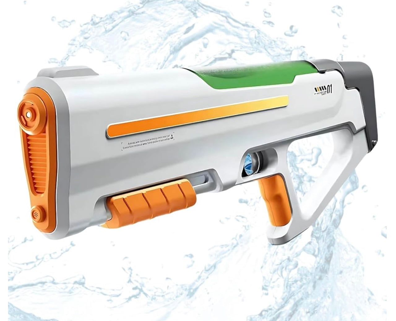 Cyber Chase Electric Water Gun for Kids , Battery Operated Automatic Water Gun (Rechargeable Battery inclusive) - PREMIUM PRODUCT🌟