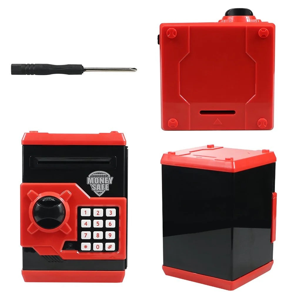 Automatic battery operated piggy bank for children.(Avengers Theme)