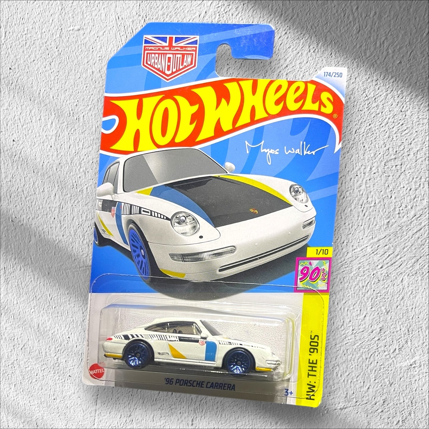 Hot Wheels - Premium - 1:64- 96 Porsche Carrera Magnus Walker Edition (White)
