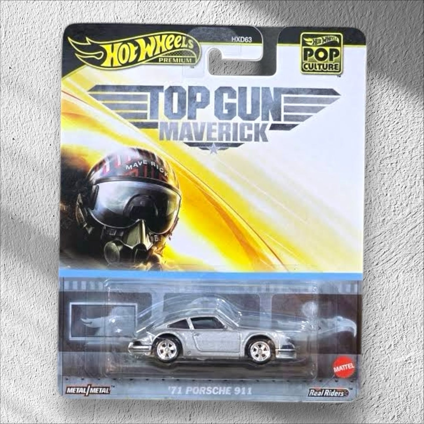 Hot Wheels - Premium 1:64 -Porsche 911 -Top Gun Edition (Rare)