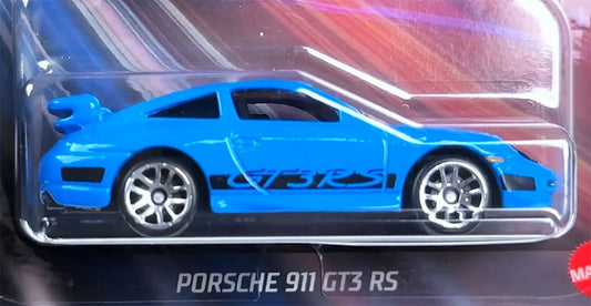 Hot Wheels - Premium 1:64 - Porsche 911 GT 3 RS - Fast & Furious Racing (Blue)