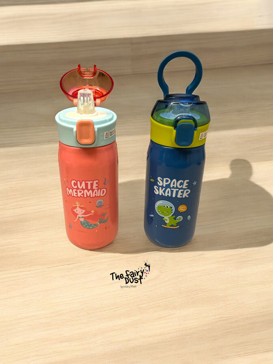 FQN - Stainless Steel Hot N Cold water Bottle with Sipper (500ML)