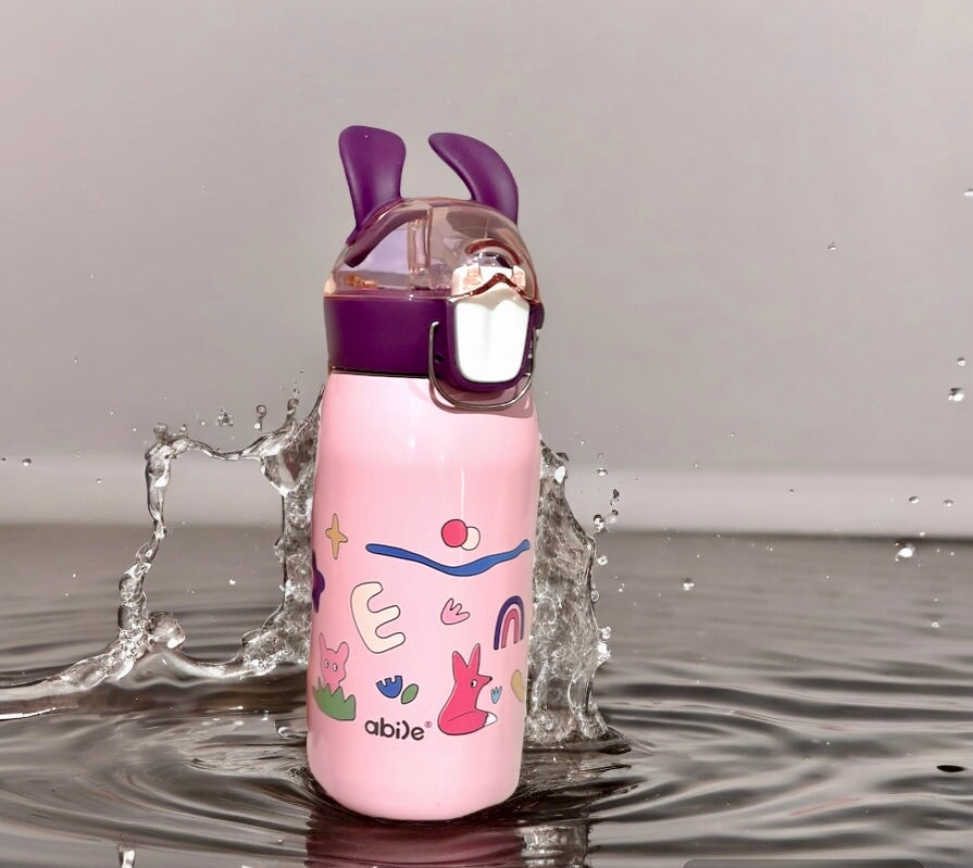 Teddy ears Insulated Steel Water Bottles, premium quality, Lock and Strap 530ml.