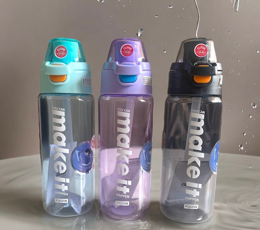 Make it Happen - High Quality Water Bottle with Handle and Lock. Best Selling product 🔥🔥