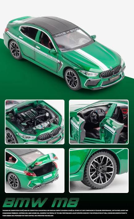 1:24 Die Cast BMW - M8 Manhart Series Mystique Green