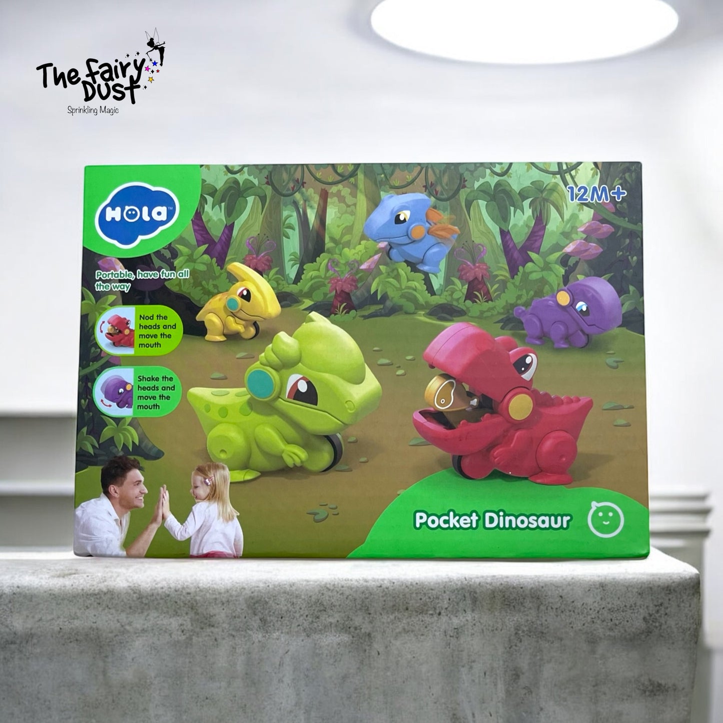 Hola - Pocket Sized Cute Dinos (Pack of 9) Imported