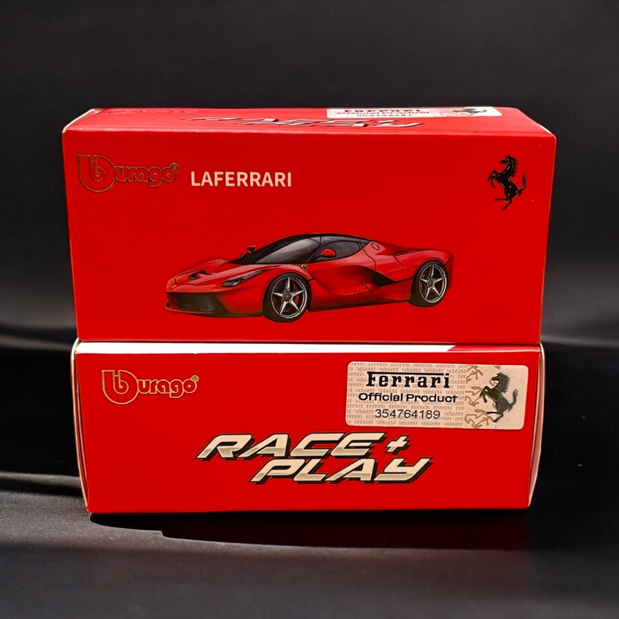 1:64 Bburago Scale Model Die Cast- Ferrari- LA Ferrari (Red)