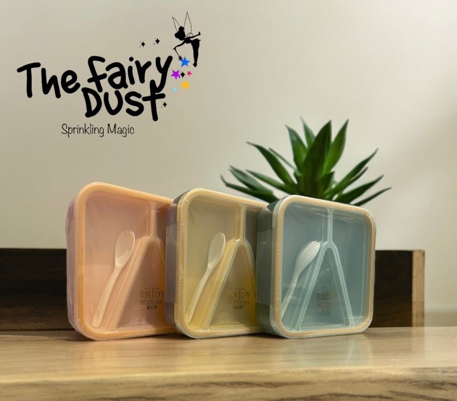 High Quality Lunch Box with 3 compartments. Leak proof Technology