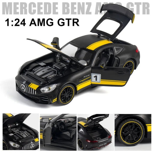 1:24 scale Mercedes Benz GTR AMG Miniature (Working Lights, Sound and moving parts)