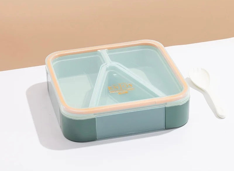 High Quality Lunch Box with 3 compartments. Leak proof Technology