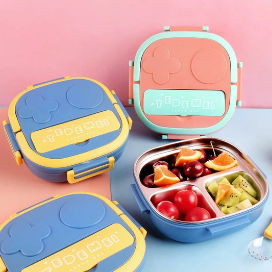 Plus zero 850 ml SS lunch box with a handle