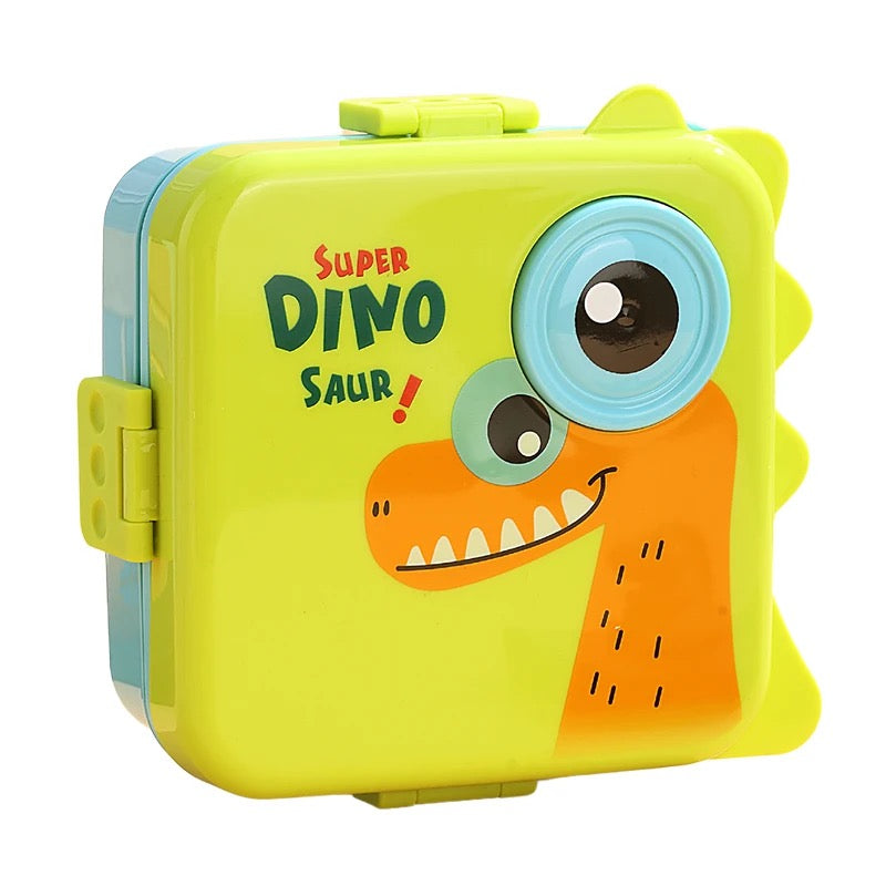 Bento - Cute Dino Eye-Leakproof plastic Premium Lunch Box🦖
