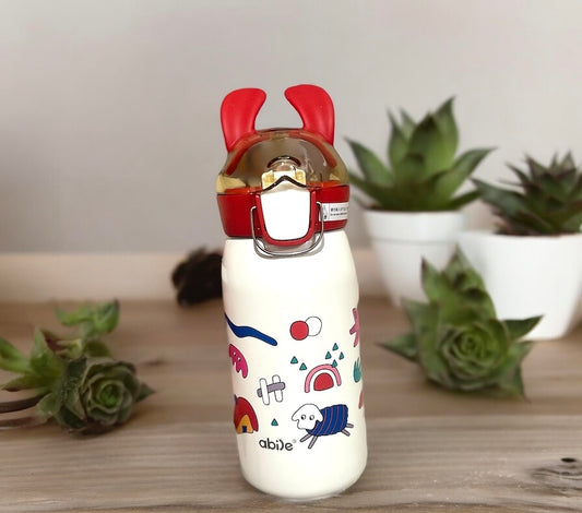 Teddy ears Insulated Steel Water Bottles, premium quality, Lock and Strap 530ml.