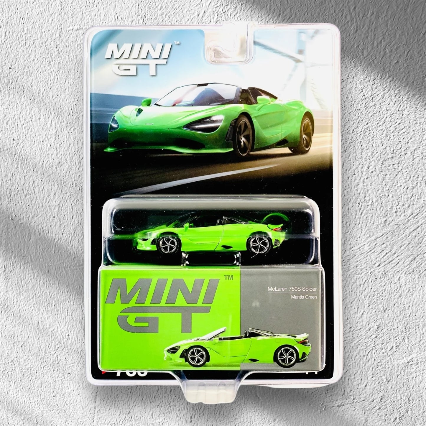 *MINI GT - 1:64 - Imported - McLaren 750 S Spider - Mantis Green