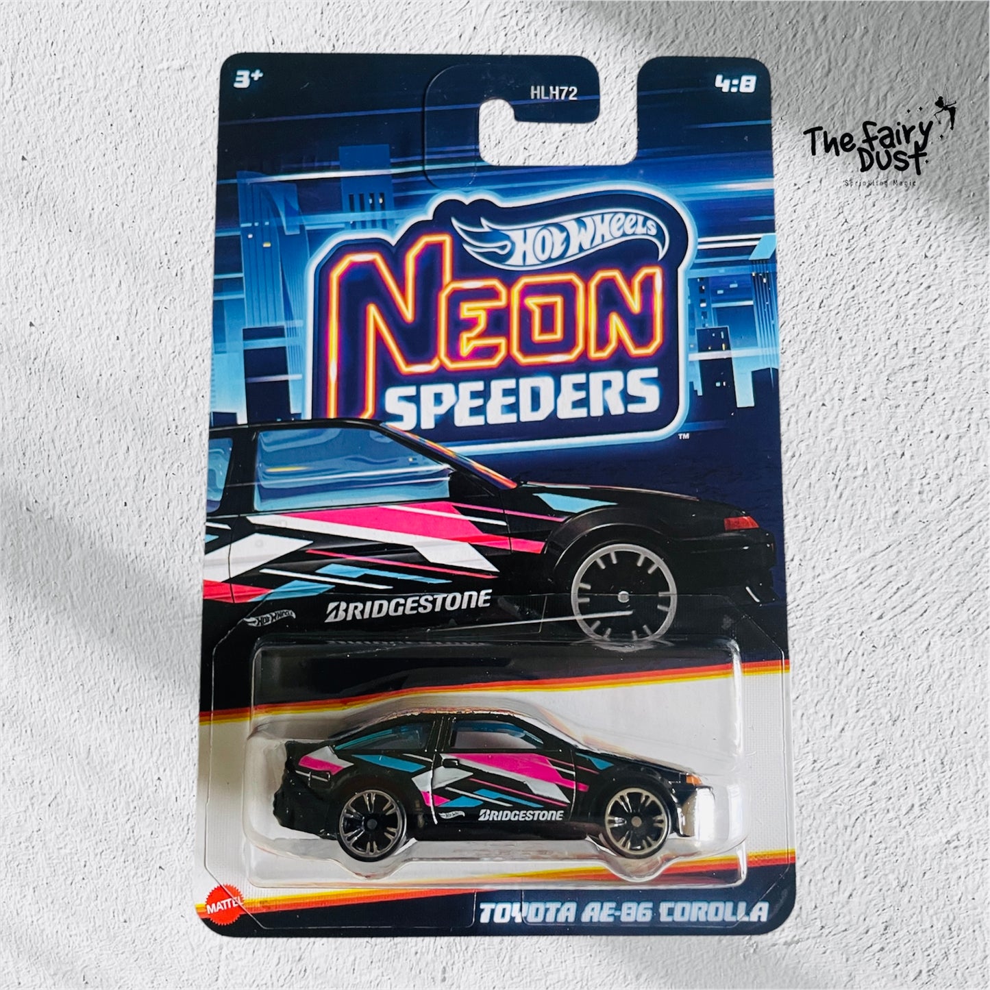 Hot Wheels Premium - 1:64 Neon Speeders – Toyota AE-86 Corolla