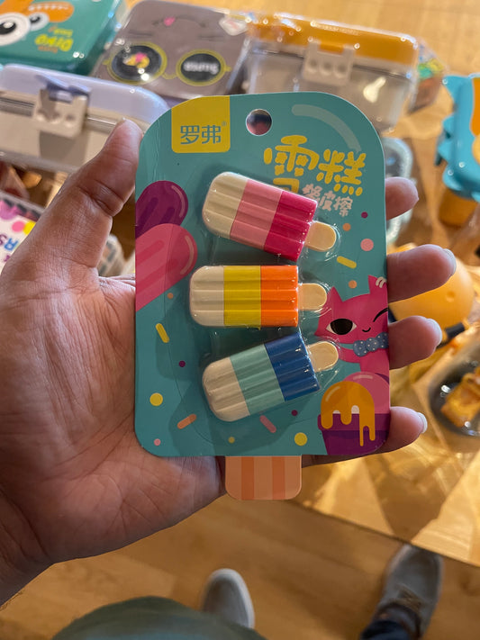 Ice Candy Erasers