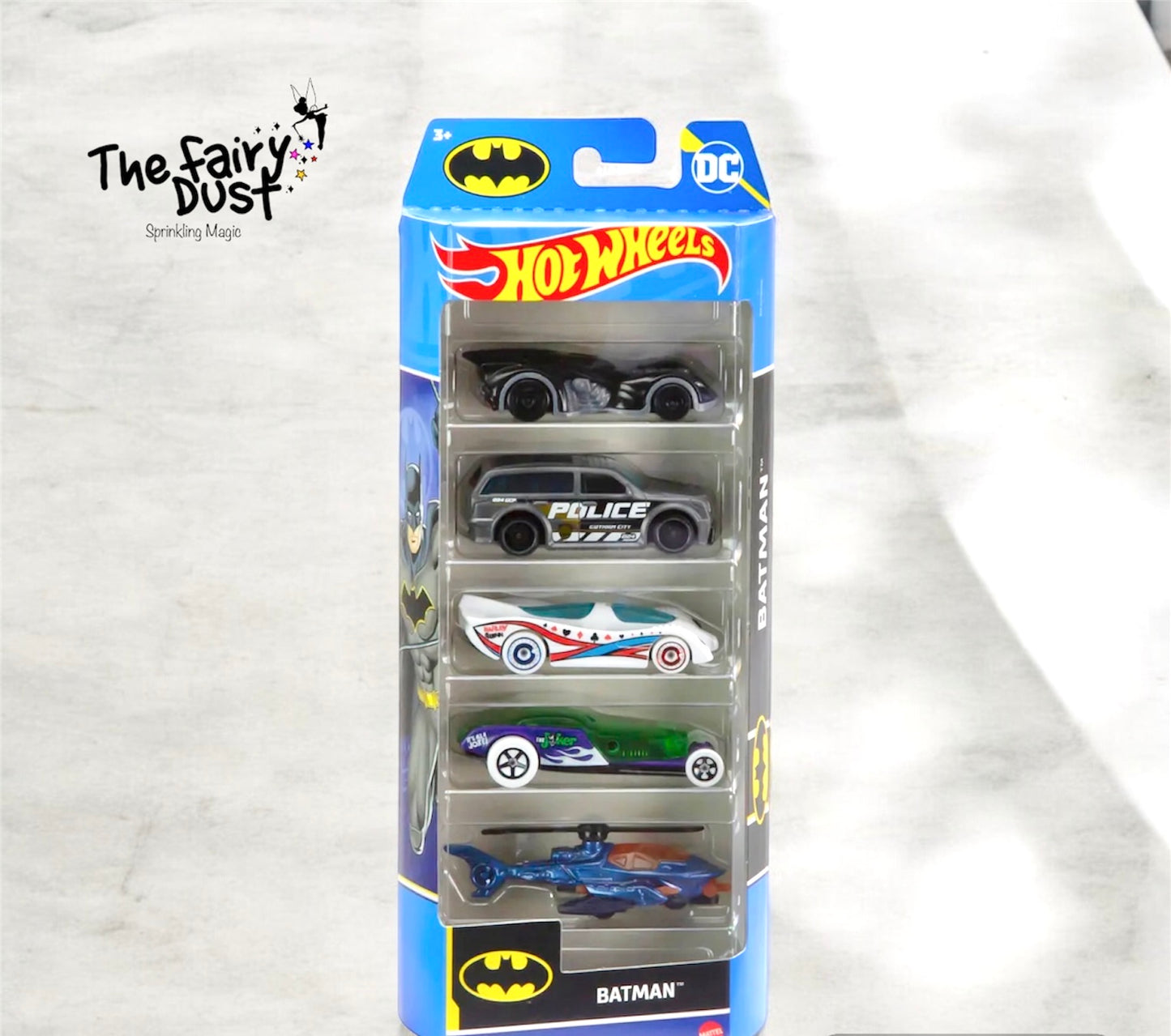 Hot Wheels - Batman DC collection (pack Of 5)