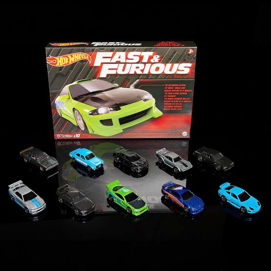 Hot Wheels Premium Fast & Furious (Import) Pack of 10 cars