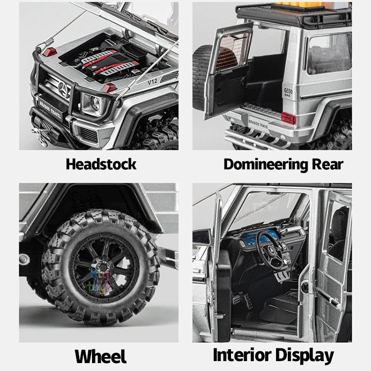 1:24 - Die cast Off- road Merc. Benz G Class Truck