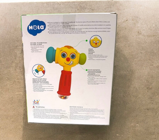 Kids Hammer with Funny Expressions,Music & Sounds)