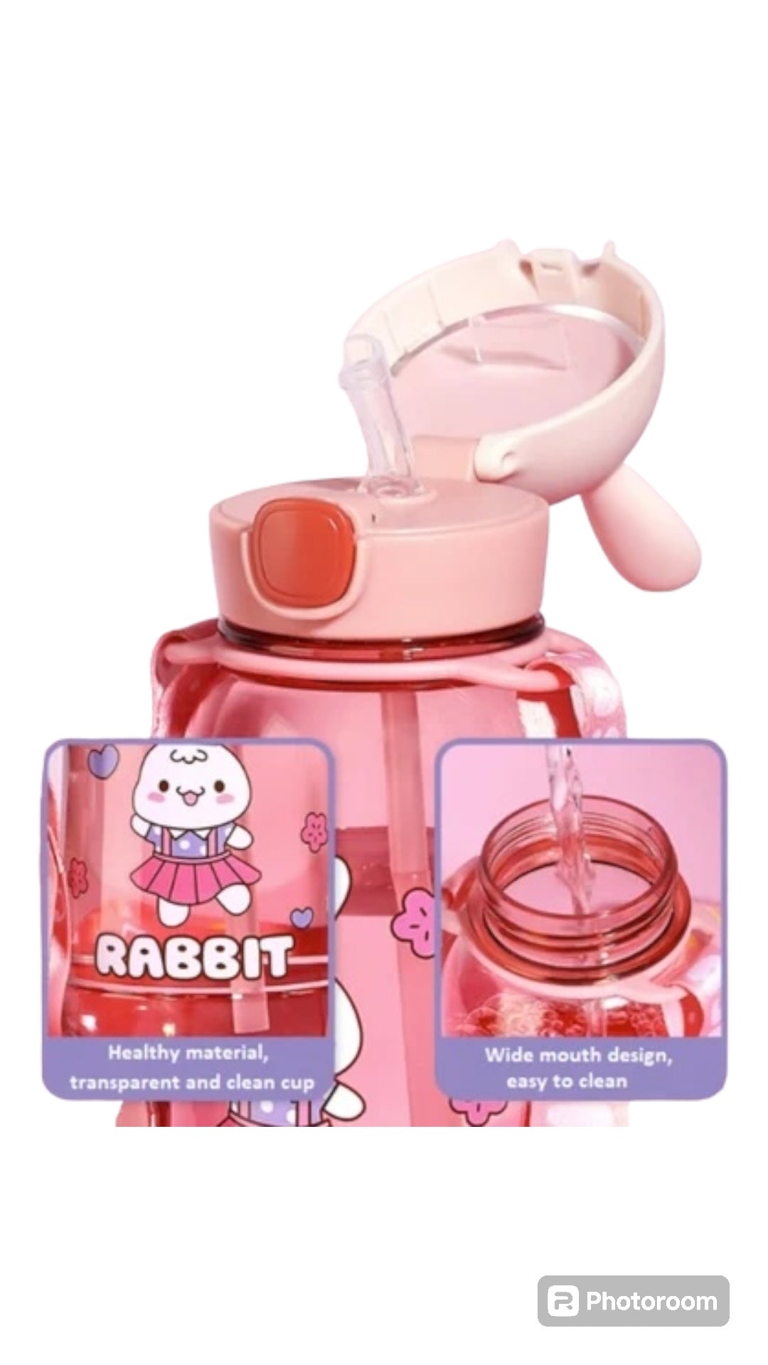 BPA free Water Sipper for Kids- Bunny 🐰