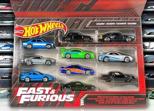 Hot Wheels Premium Fast & Furious (Import) Pack of 10 cars