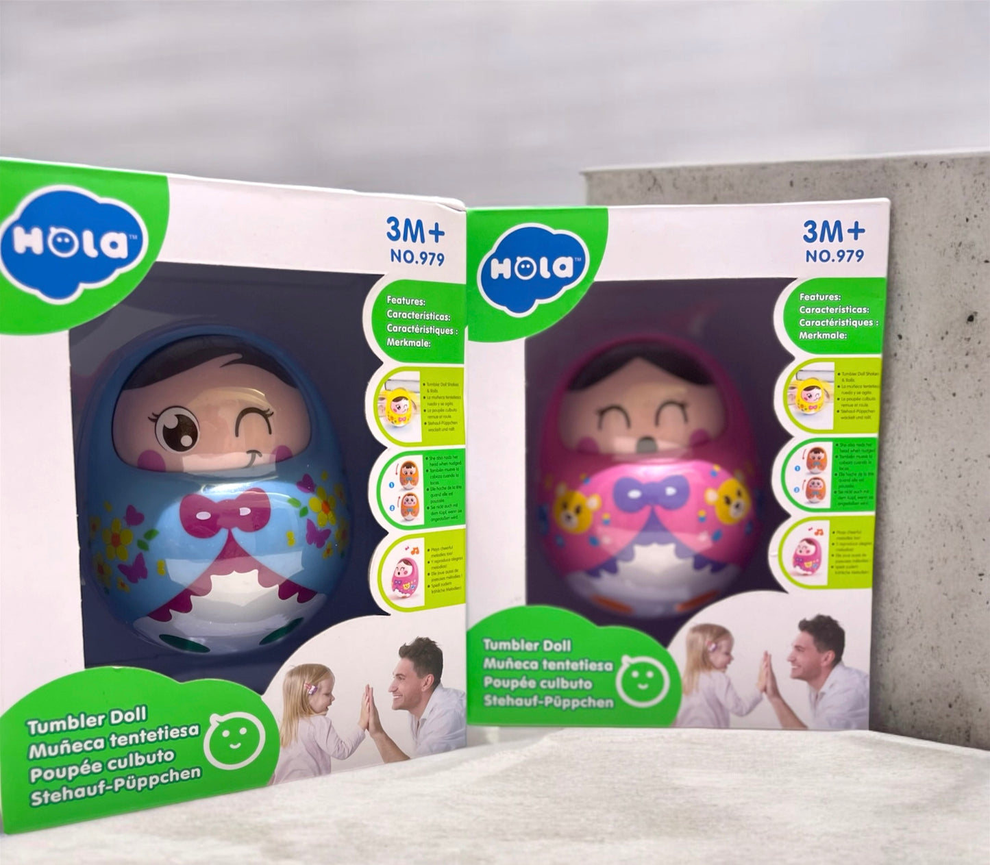 Tumbler Dolls for kids (between 3-18Months)