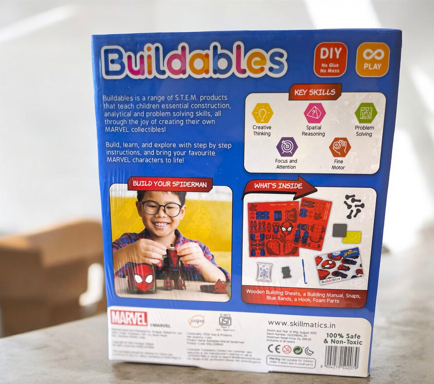 Skillmatics / Buildable Spider Man DIY - MARVEL