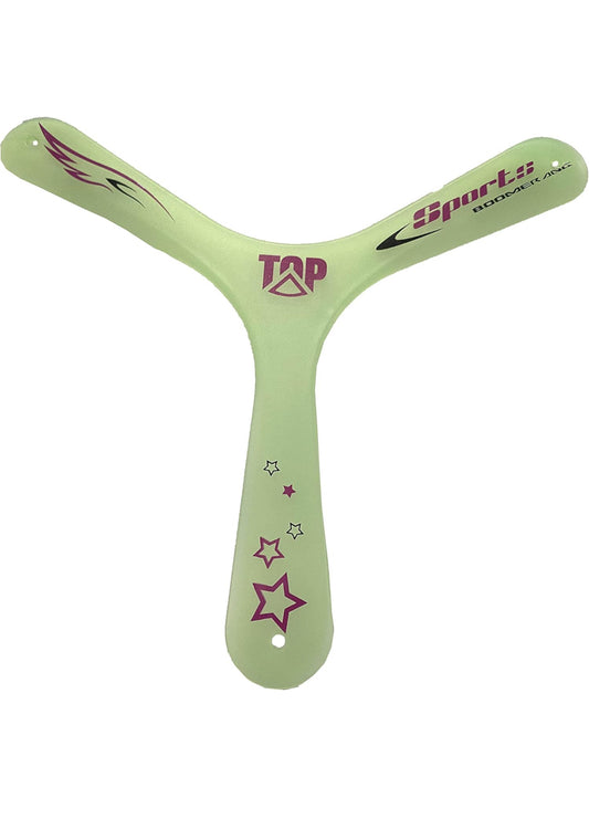 Glow in the dark Boomerang y shape