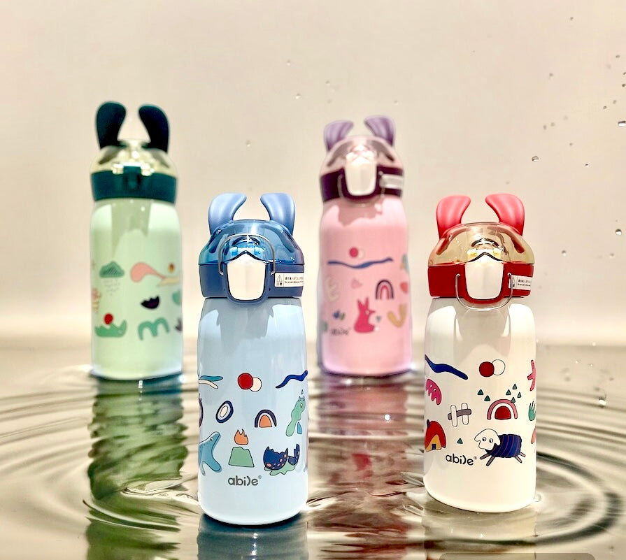 Teddy ears Insulated Steel Water Bottles, premium quality, Lock and Strap 530ml.