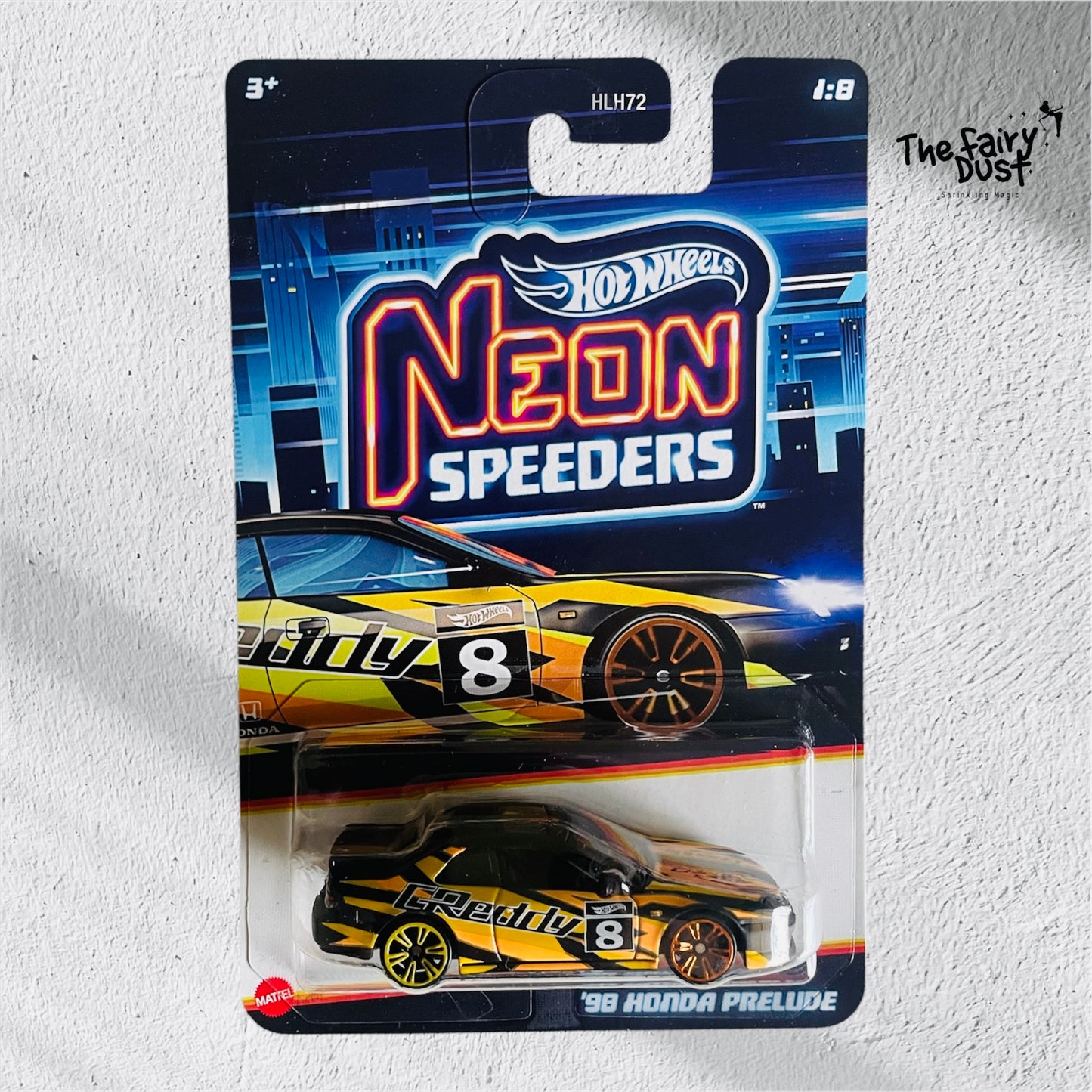 Hot Wheels Premium 1:64 - Neon Speeders – ‘98 Honda Prelude
