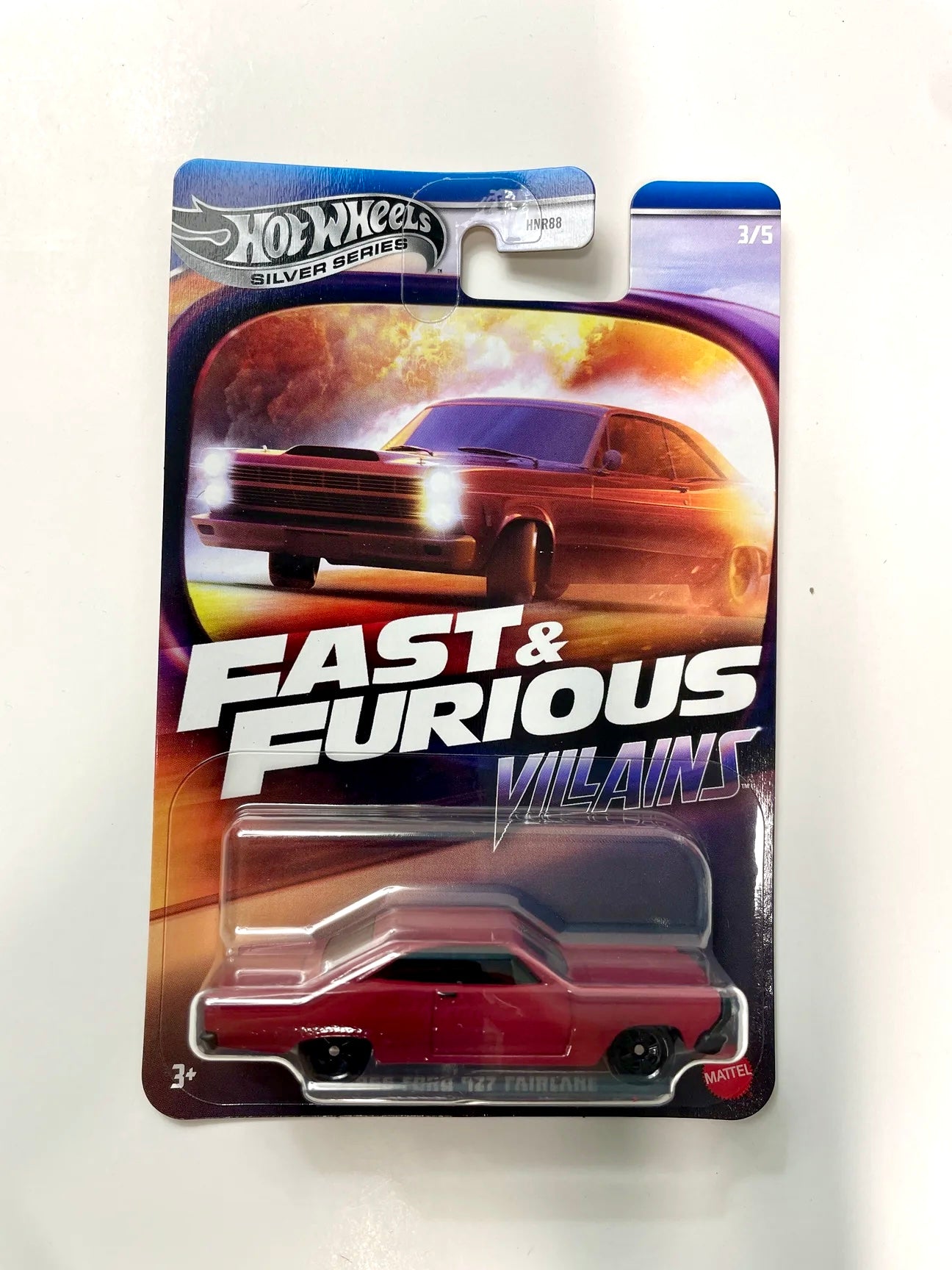 Hot Wheels - Premium 1:64- 1966’ Ford 427 Fairlane- Fast & Furious Villains Edition (Rare)