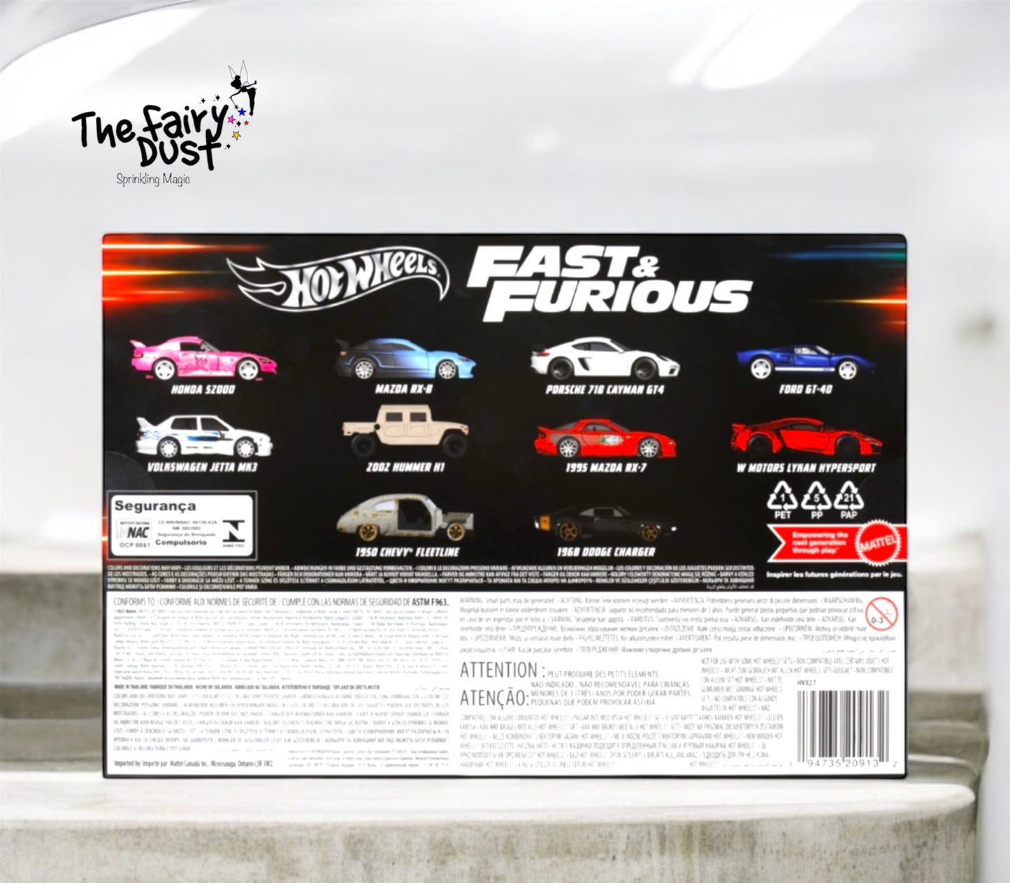 Hot Wheels Premium Fast & Furious (Import) Pack of 10 cars
