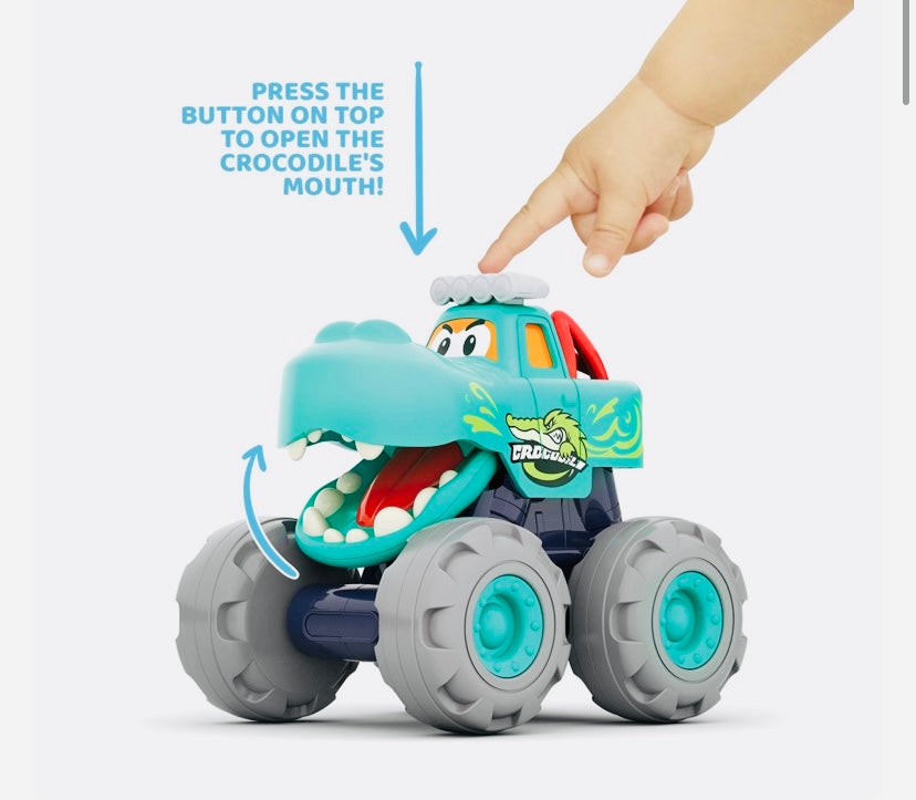 Cute Crocodile Monster Truck _ Moving Parts & High grade Unbreakable material.