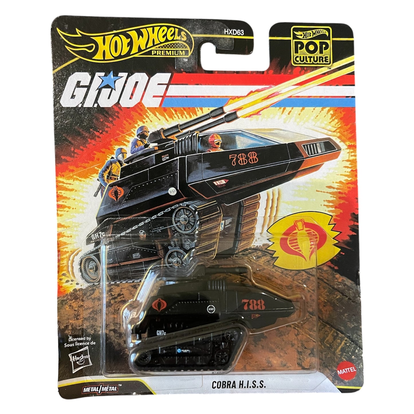 Hot Wheels Premium G.I.JOE Cobra H.I.S.S
