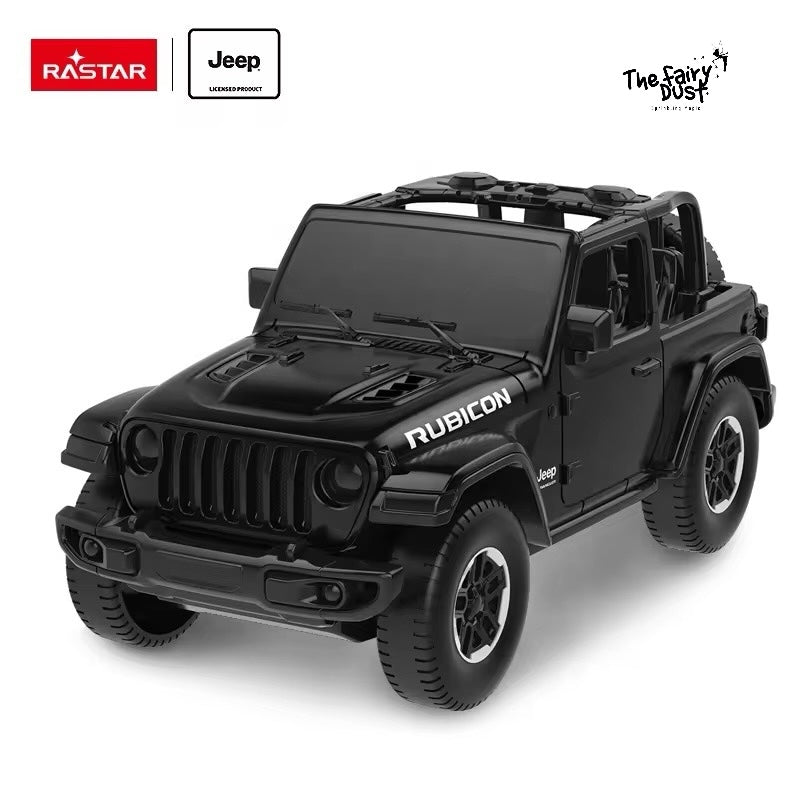 Rastar Jeep Wrangler Rubicon die cast model. Mini scale 1:43 (licensed product)
