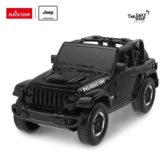 Rastar Jeep Wrangler Rubicon die cast model. Mini scale 1:43 (licensed product)