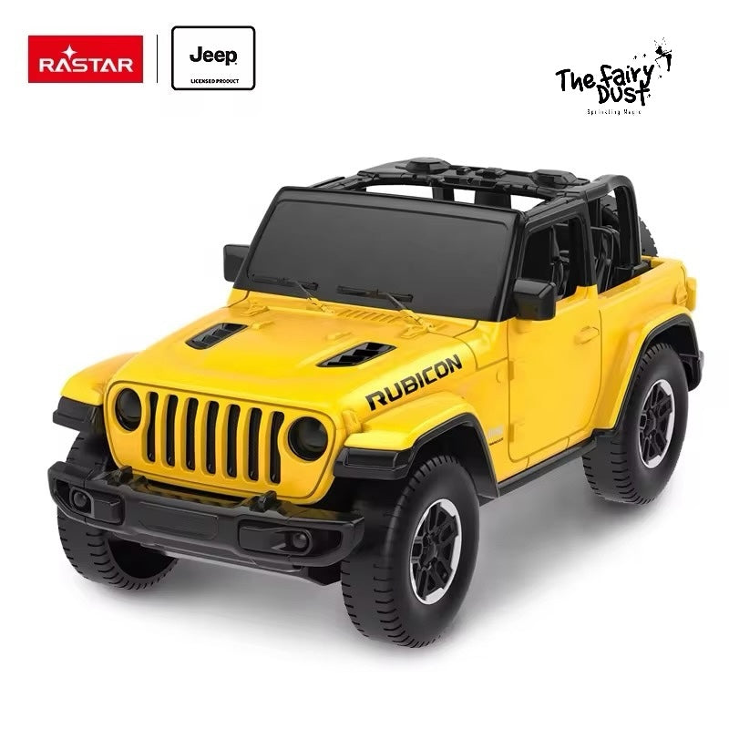 Rastar Jeep Wrangler Rubicon die cast model. Mini scale 1:43 (licensed product)