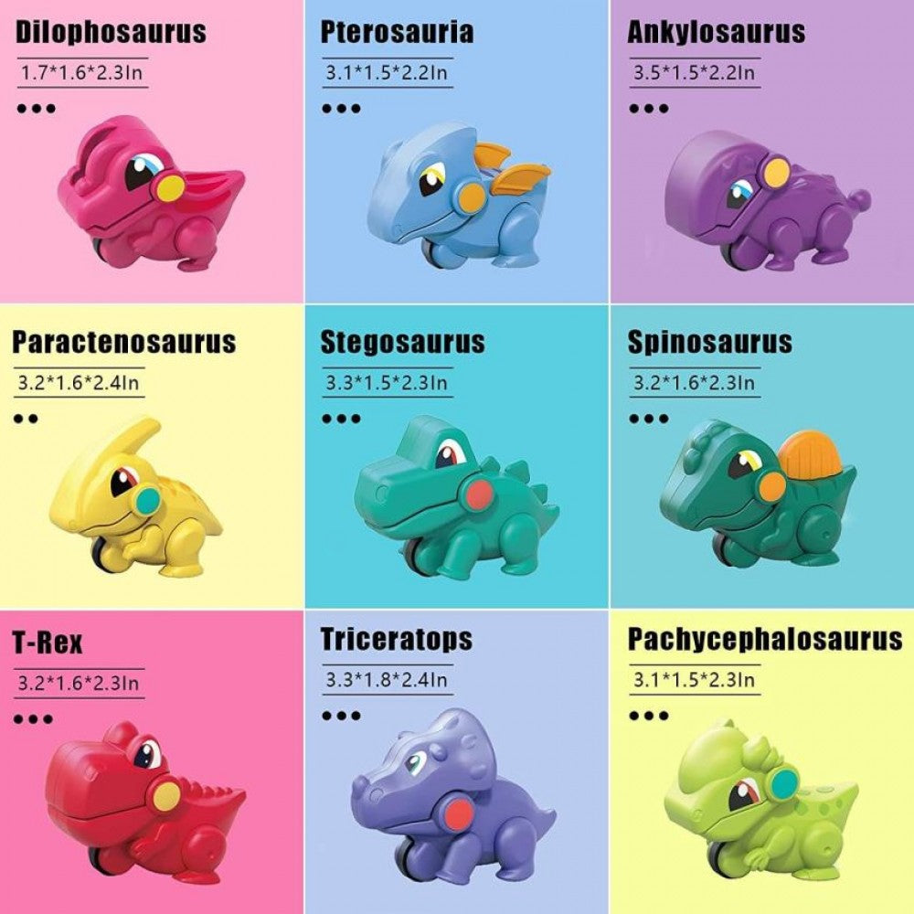 Hola - Pocket Sized Cute Dinos (Pack of 9) Imported