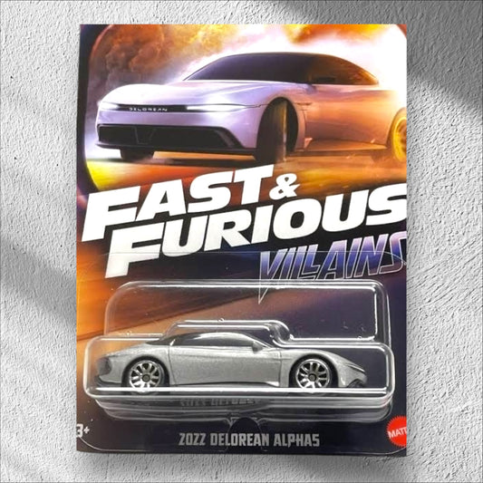 Hot Wheels - Premium 1:64- Zozz Delorean Alphas Fast & Furious Villains Edition (Rare)