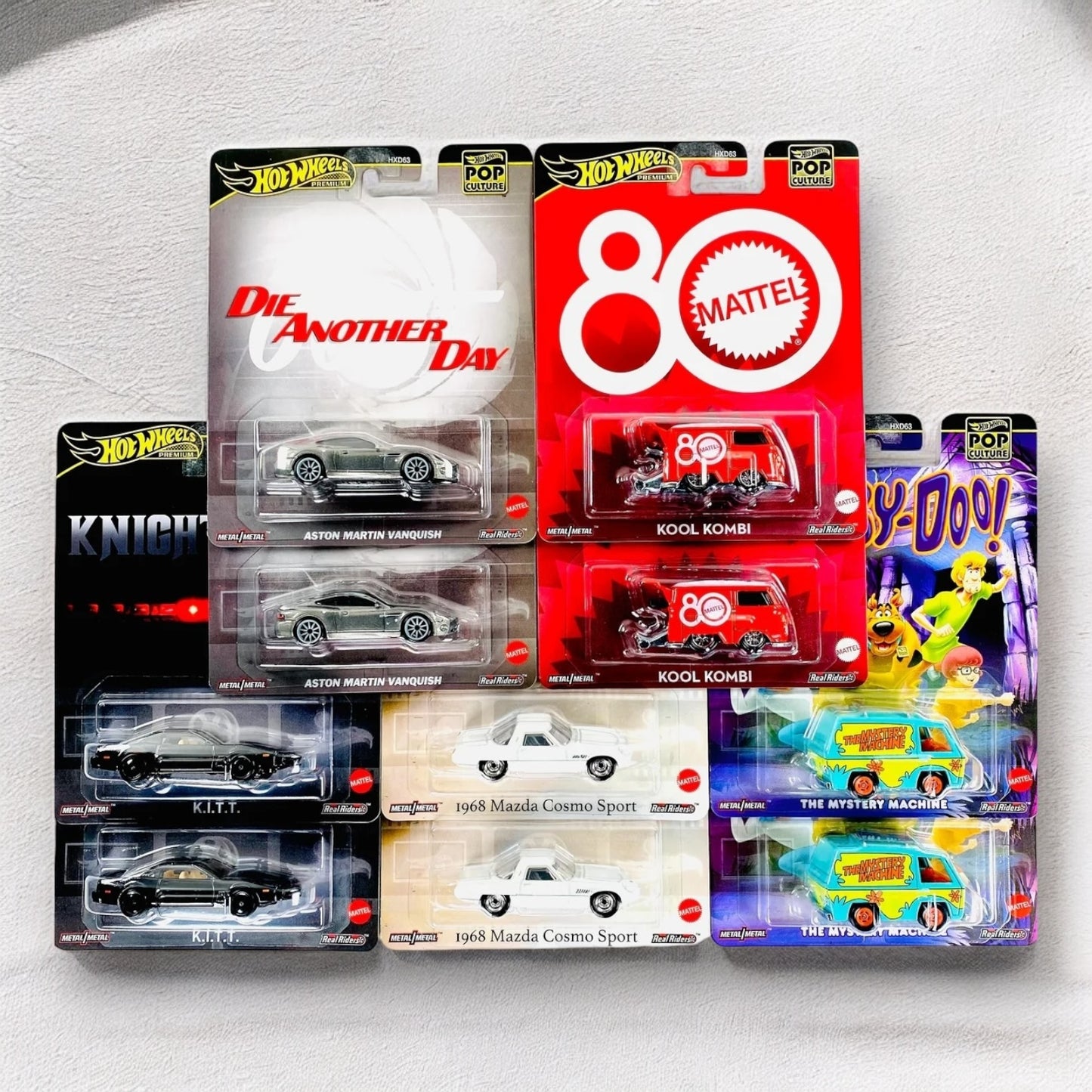 Hot Wheels - Premium 1:64 Pop Culture Set - (Set of 5 cars)