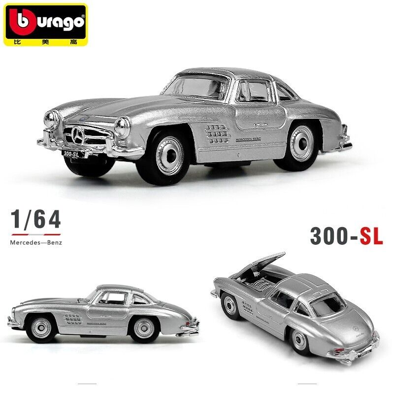 1:64 Bburago Scale Model Die Cast- Mercedes Benz - SL 300 (1954)