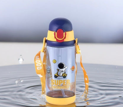 Astro Space Theme water bottle for Boys & Girls , Locking Mechanism, Leakproof & Excellent Built quality. ( BPA free) 500ml.(Astro)