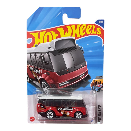 Hot Wheels - 1:64 Die-cast - Kowloon’D Hyper-van Pet Transport  Imported