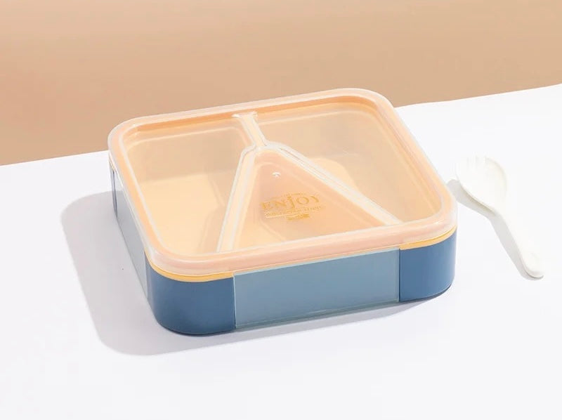High Quality Lunch Box with 3 compartments. Leak proof Technology
