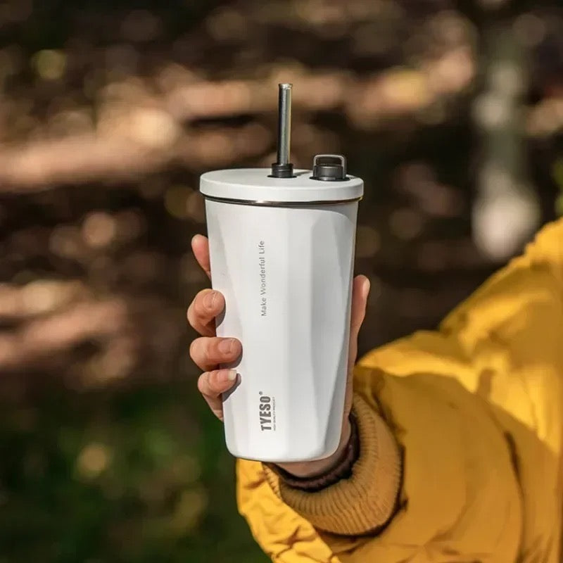 TYESO - TUMBLR 600 ml. Hot & Cold. Vacuum insulated Steel Mug.