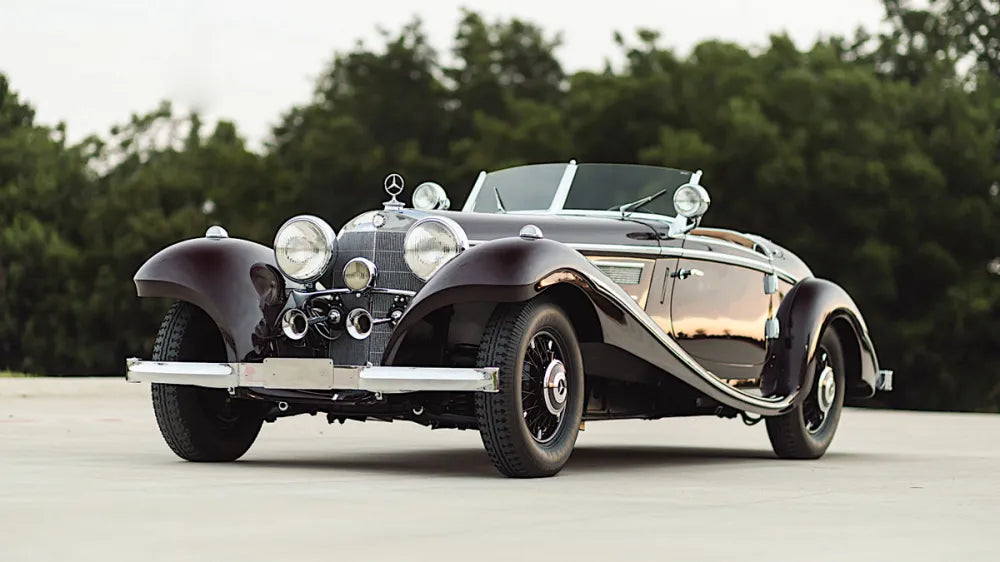 1:24 - Die-Cast 1934 Mercedes Benz 500 k Vintage (Black & Chrome)