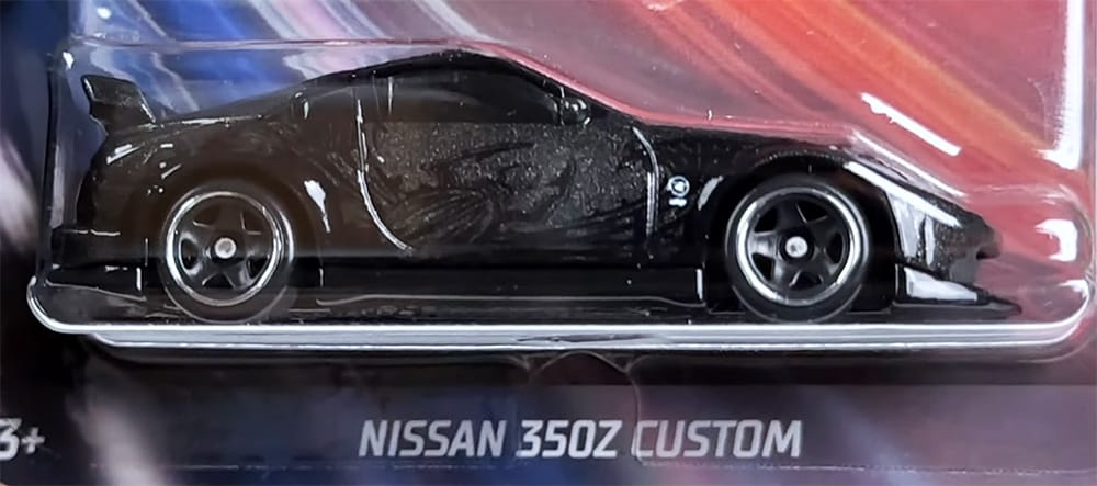Hot Wheels - Premium 1:64 - Nissan 350Z Custom - Fast & Furious Racing (Black)