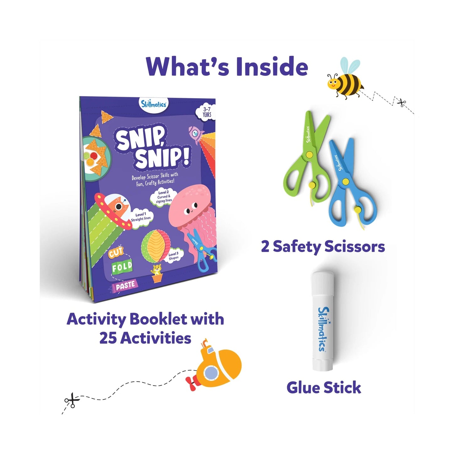 Skillmatics - SNIP SNIP ! Craft Activities