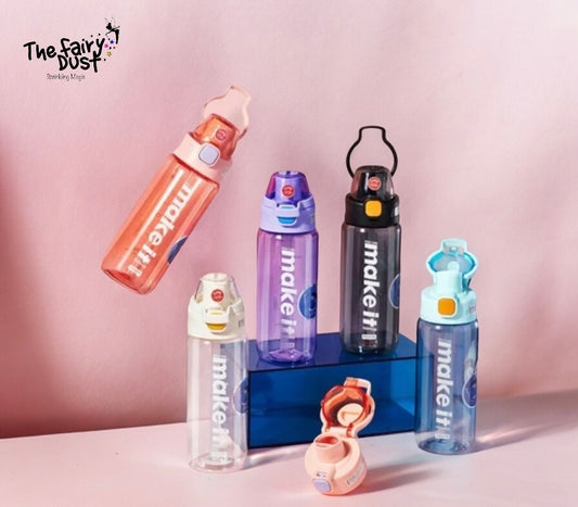 Make it Happen - High Quality Water Bottle with Handle and Lock. Best Selling product 🔥🔥